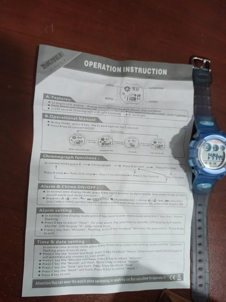 ساعت مچی دیجیتال بچگانه اسکمی مدل 1451B