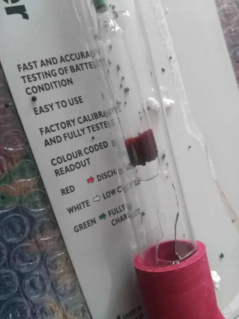 تست اسید باطری خودرو مدل 1300