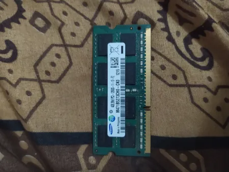 رم لپ تاپ DDR3 تک کاناله 12800s مگاهرتز CL11 سامسونگ مدل PC3 11-10-F2 ظرفیت 4 گیگابایت