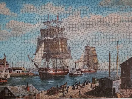 پازل 2000 تکه ایران پازل طرح بندر لیورپول