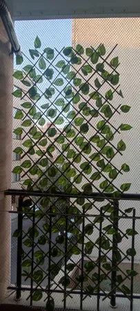 دیوارپوش مدل برگ پتوس آکاردئون سایز 1×2 متر