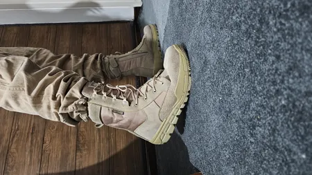 پوتین ایمنی مدل گارد زیپ دار جیر