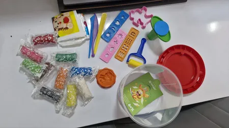 خمیر بازی آریا مدل سطلی کد 1068