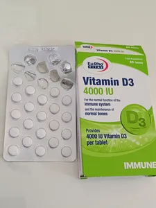 تجریه خرید قرص ویتامین د3 4000 یوروویتال بسته 60 عددی