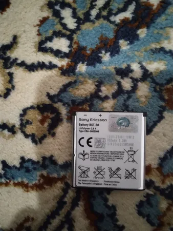 باتری موبایل مدل BST-38 ظرفیت 900 میلی آمپر ساعت مناسب برای گوشی موبایل سونی اریکسون S500i / W580c