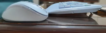 کیبورد و ماوس بی سیم هترون مدل HKCW350، سوییچ ممبران، Full-Size