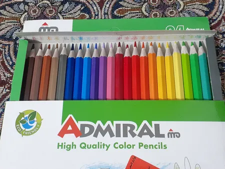 مداد رنگی 24 رنگ ادمیرال مدل 761c