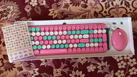 کیبورد و ماوس بی سیم مافی مدل CANDY XR، سوییچ ممبران ، Full Size