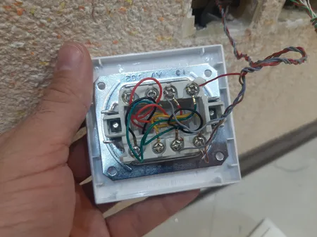 سوکت تلفن دوقلوی دلند مدل آسا