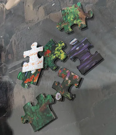 پازل 1000 تکه ایران طرح دهکده زیبا مدل AP-357