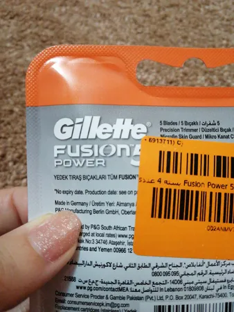 تیغ یدک ژیلت مدل 5 Fusion Power بسته 4 عددی