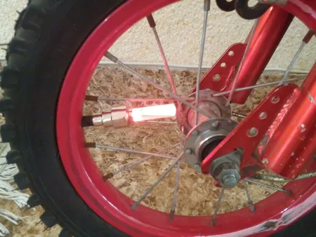 چراغ دوچرخه بسته 2 عددی