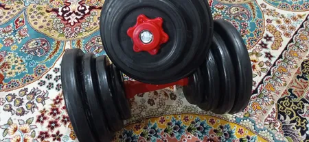 دمبل مدل A4 وزن 10 کیلوگرم بسته دو عددی