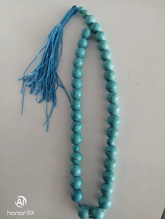 تسبیح سنگ فیروزه مدل t221