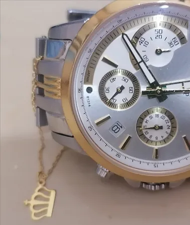 آویز ساعت طلا 18 عیار زنانه پندار مدل AS09