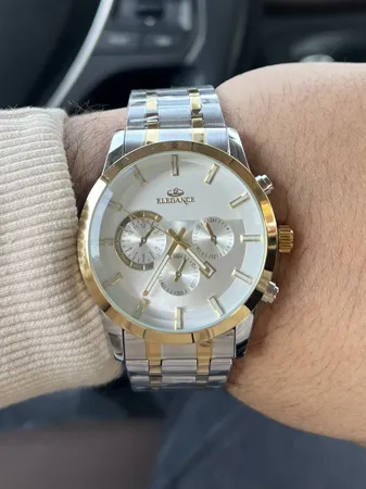 ساعت مچی عقربه‌ای مردانه  کوارتز الگانس مدل EMST1010