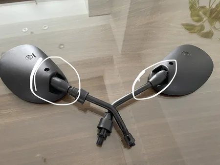 آینه موتور سیکلت مدل طرح هندا