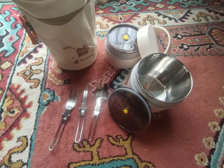 ظرف غذا مدل 2 طبقه دُرفام