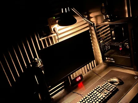 چراغ مطالعه مدل EN-101 همراه با لامپ ال ای دی 6 وات سهند E27