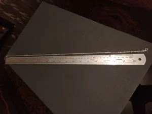 تجریه خرید زنجیر نقره مردانه فیگارو کد fig9.75