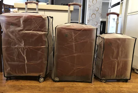 کاور چمدان مدل GLASS 2300002 MT مجموعه 3 عددی