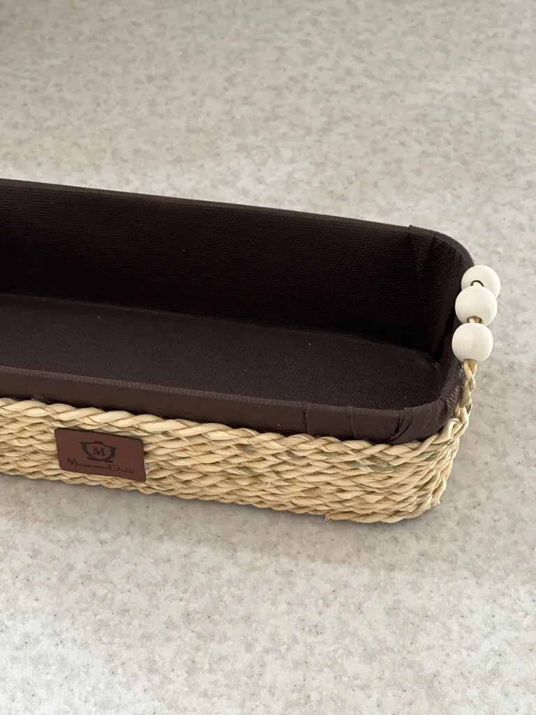 سبد حصیر بافی مدل بویان