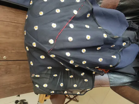 روسری زنانه مدل مینی اسکارف بابونه