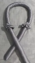 بیگودی مو مدل پرنسس طرح روبان به همراه کش مو بسته 2 عددی