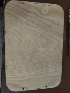 تجریه خرید سینی مدل چوبی ارغوان بسته سه عددی