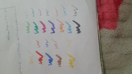 ماژیک علامت گذار کد 01 بسته 12 عددی