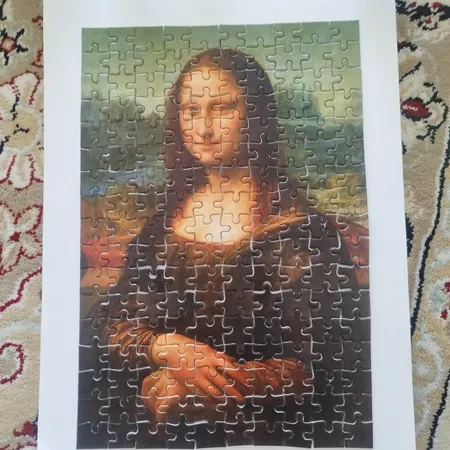 پازل 170 تکه مینیاتور طرح مونالیزا کد 01599