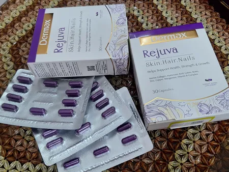 کپسول رجوا درمکس تقویت پوست مو و ناخن بسته 30 عددی