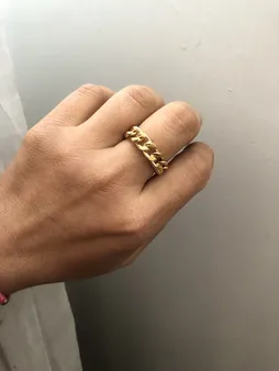 انگشتر دخترانه مدل زنجیر