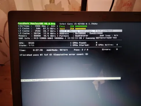 رم لپ تاپ DDR3L دو کاناله 1600مگاهرتز cl11 سامسونگ مدل PC3L-12800S ظرفیت 8 گیگابایت