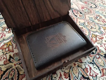 کیف پول چرمینه اسپرت طرح لیورپول کد 6005