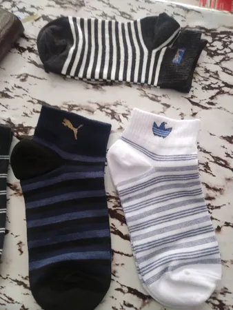 جوراب ساق کوتاه مردانه لنتر مدل مدل مچی کد RING - 0 6 مجموعه 6 عددی