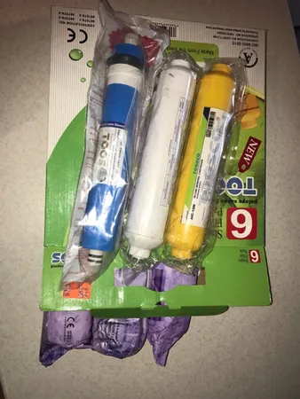 فیلتر دستگاه تصفیه کننده آب پالایه سازان فرآیند توس مدل RO بسته 6 عددی