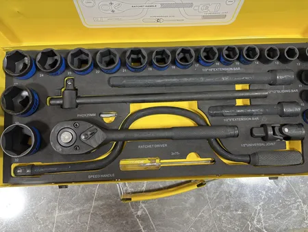 مجموعه 24 عددی آچار و سری بکس اسکای مدل 7127B