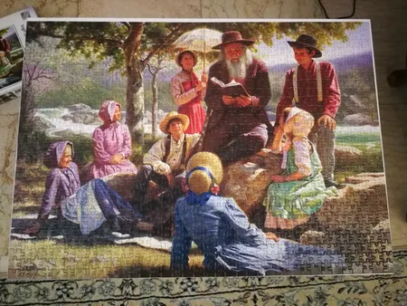 پازل 1000 تکه فاکس پازل طرح مدرسه آفتاب کد 62242