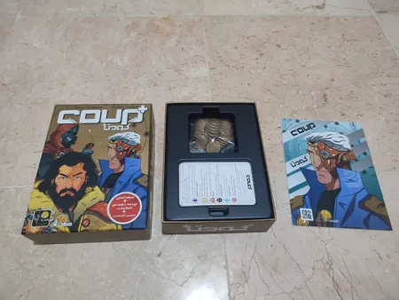 بازی فکری کودتا پلاس مدل coup plus