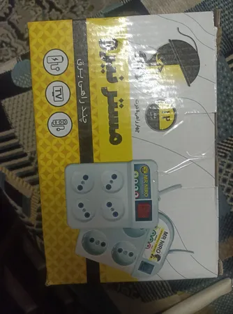 چند راهی برق مستر نیرو مدل 4 خانه