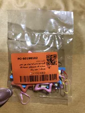 تجریه خرید گیره مو دخترانه مدل تق تقی ستاره ای پاستیلی بسته 10 عددی