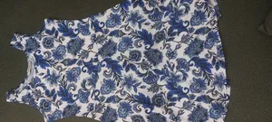 تجریه خرید پیراهن یقه گرد زنانه افراتین مدل برگ و گل کاربنی کد 9592