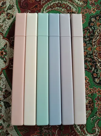 ماژیک علامت گذار مدل پاستلی مکعبی کد QJ-0924A بسته 6 عددی