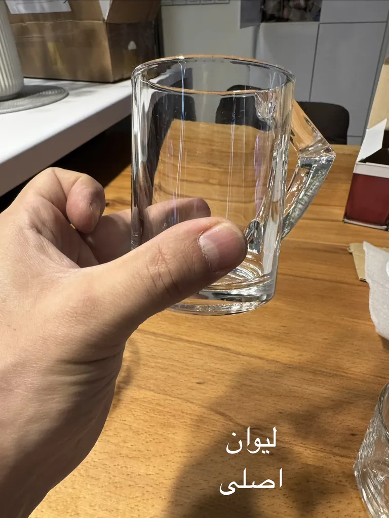 لیوان پاشاباغچه مدل Carre کد 55223 بسته 6 عددی