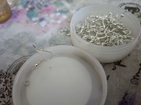 پایه گوشواره و حلقه کد 066 بسته 144 عددی