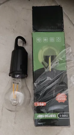 لامپ شارژی ال ای دی 5 وات مدل T01 پایه E27