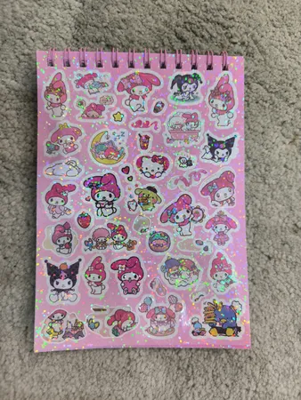 برچسب مدل دفترچه ای طرح کرومی مجموعه 16 عددی