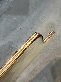 تخته گوشت چوبی آرونی مدل پامچال سایز 4