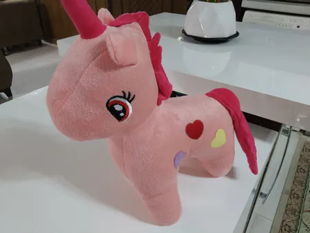 عروسک طرح تک شاخ مدل 33-1870 ارتفاع 30 سانتیمتر